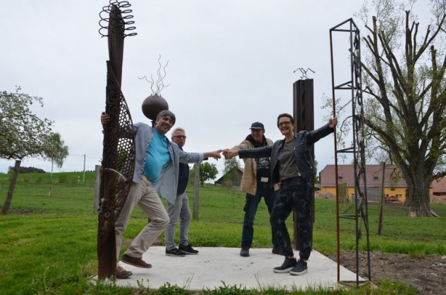 Pillars of Freedom: Mirko Siakhou-Flodin, Dietmar Hawran, Markus Meyer, Diana Hessenthaler