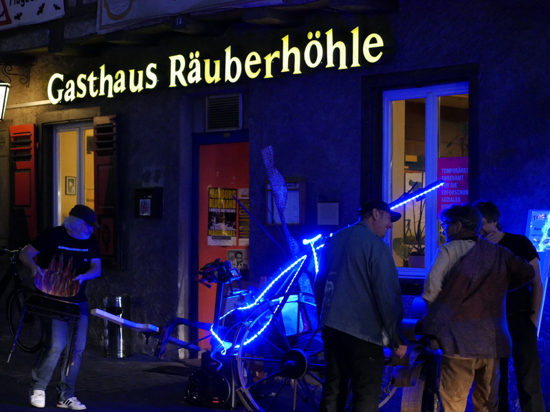Ravensburg-Weingartener Kunstverein, Kunstnacht 2016 Räuberhöhle, Foto Made Höld