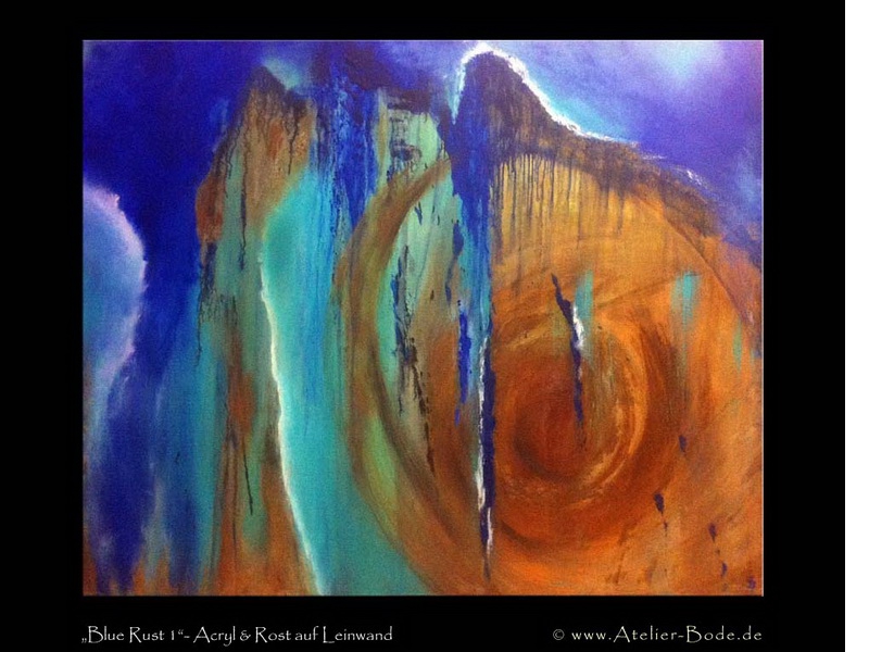 Blue Rust 1a - Claudia Bode