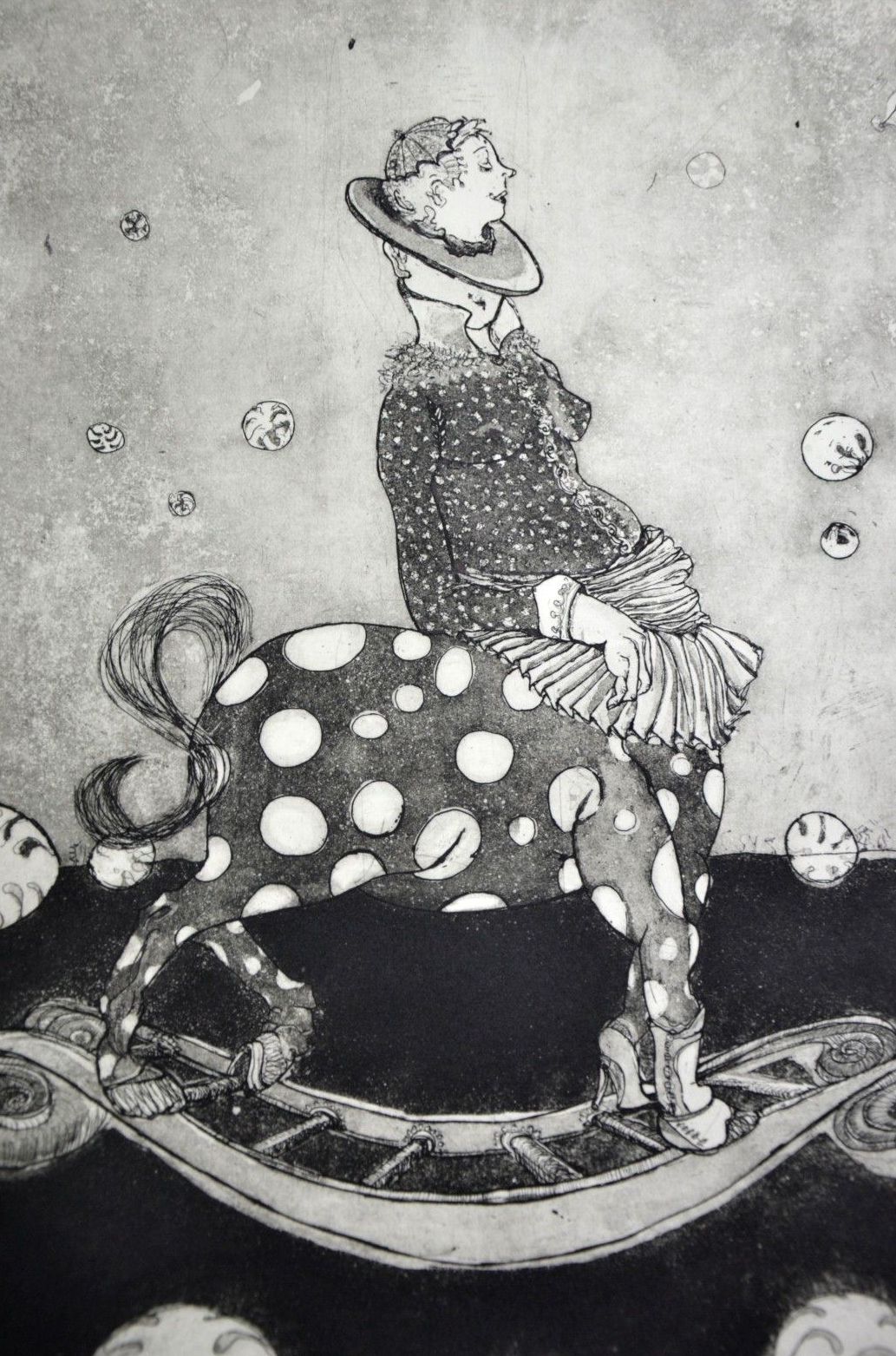 Eva Baumgartl: EASYRIDER,Aquatinta