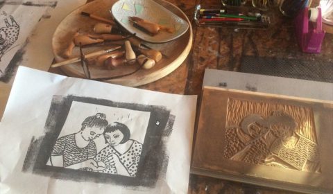 Eva Baumgartl: Arbeitstisch