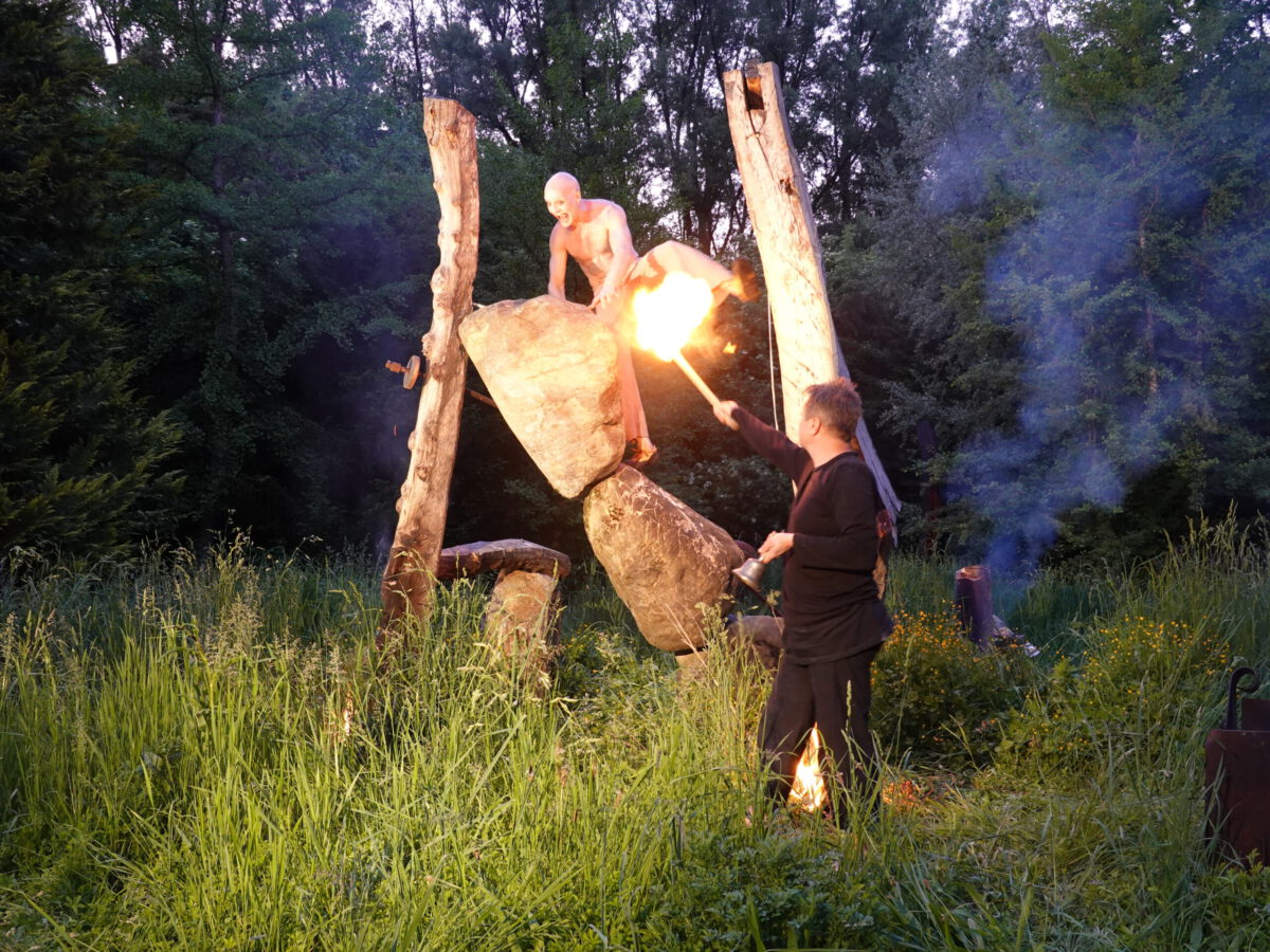 Das ist Kunst - das muss weg. Foto Carola Weber-Schlak