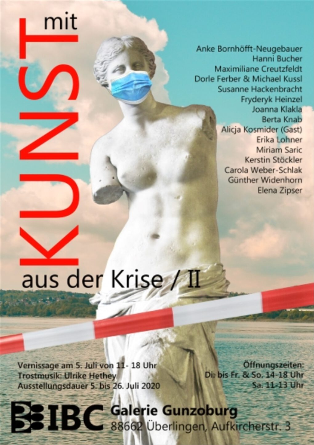 Mit Kunst aus der Krise II, Galerie Gunzuburg