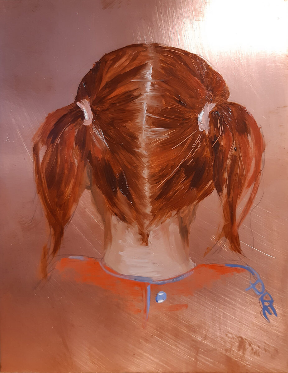 Ute Drescher: Kupferportrait 1