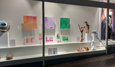 Kunst-Schaufenster bei C&A