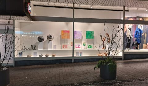 Kunst-Schaufenster bei C&A