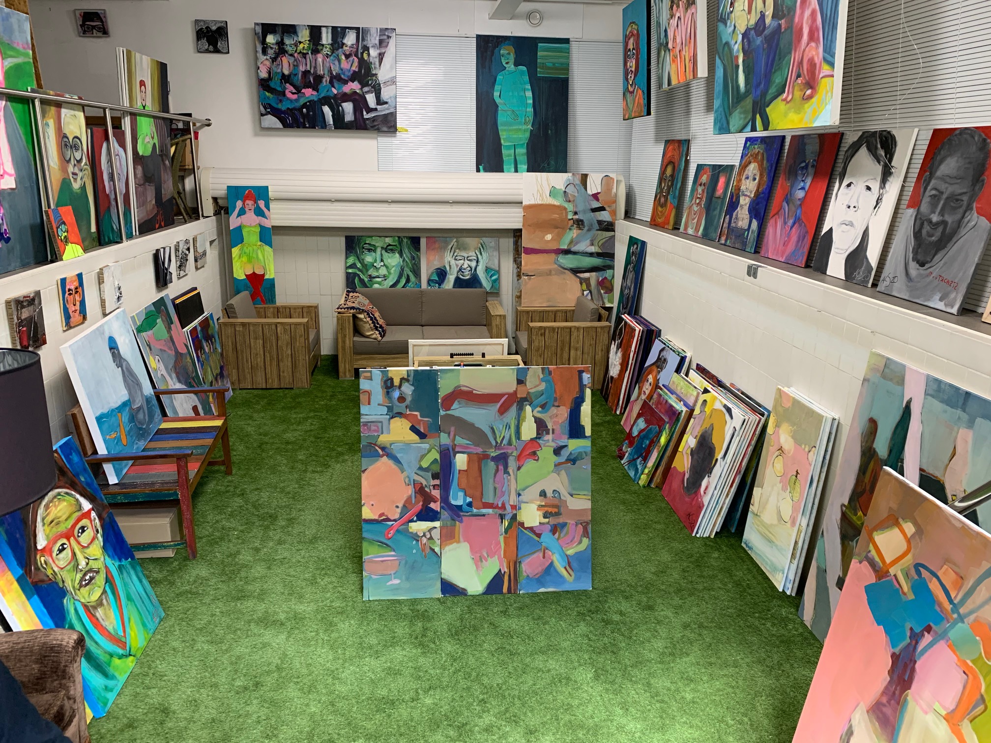 Anne Claire Schroeder-Rose: Atelierimpressionen