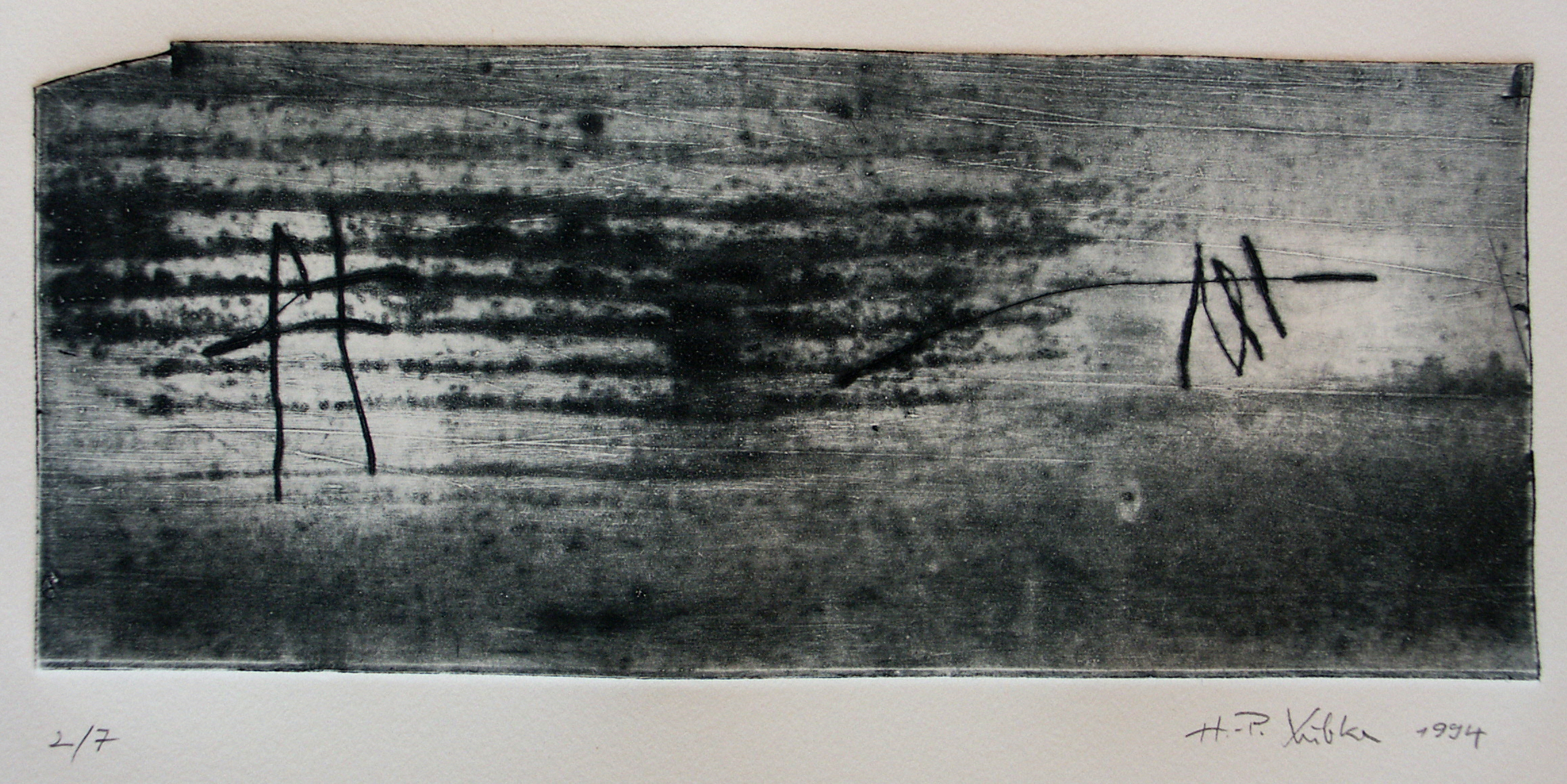 Hans Peter Lübke: dunkle linien