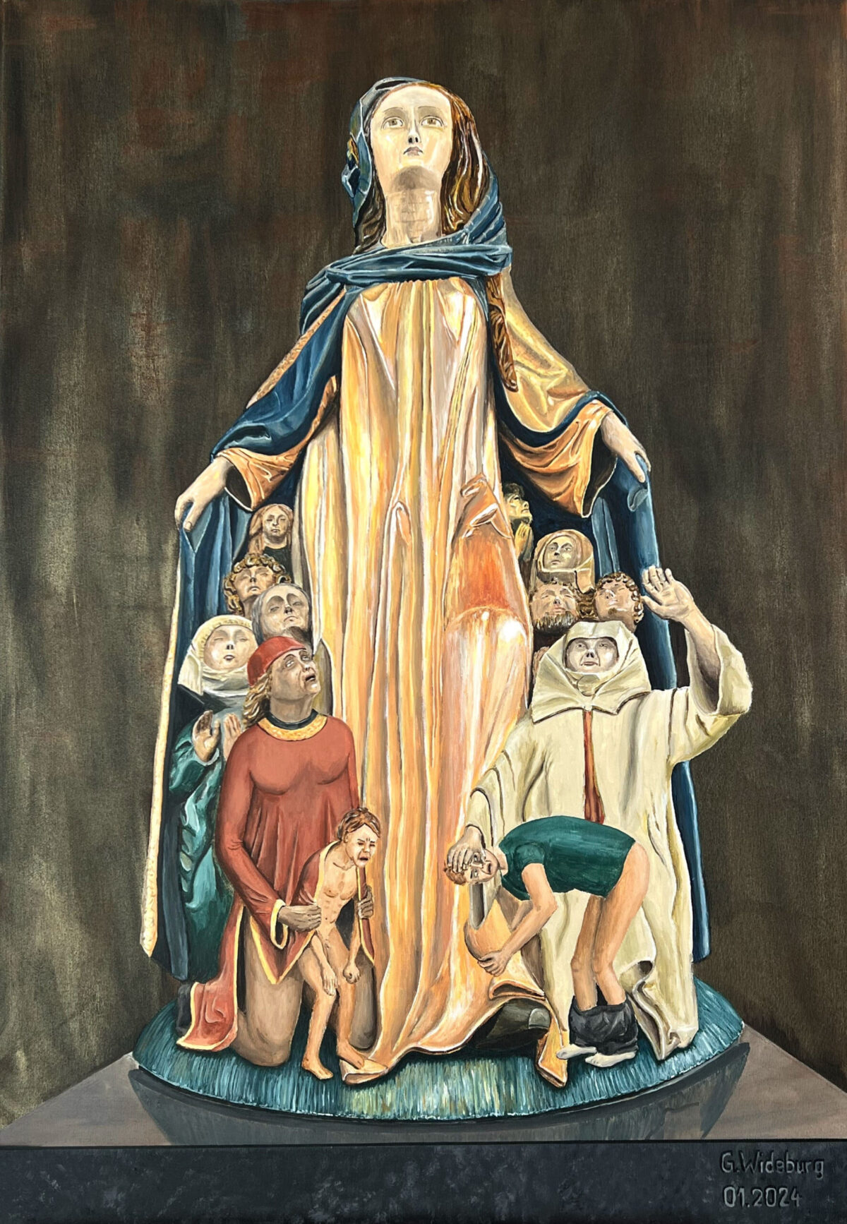 Günter Wideburg - Deckmantel Madonna