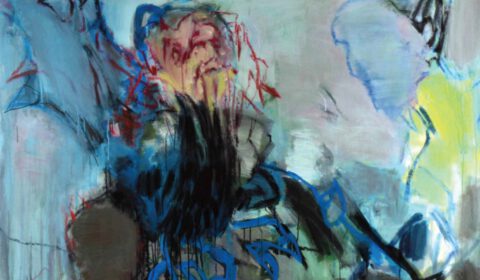 Dieter Konsek: Caprichos (nach Goya) 2018, Acryl und Pastell auf Leinwand, 125 x 170 cm