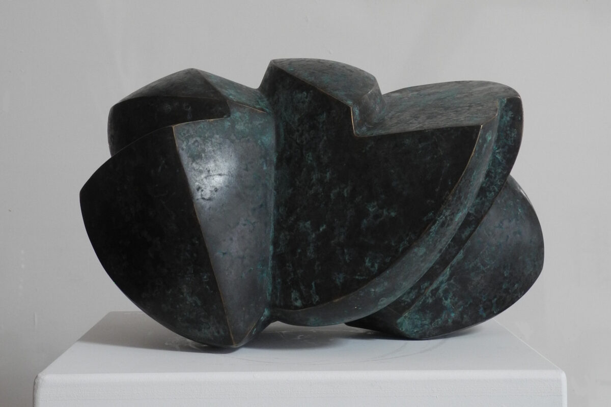 Hannoelore Buchner: Skulptur_Bronzeknospe
