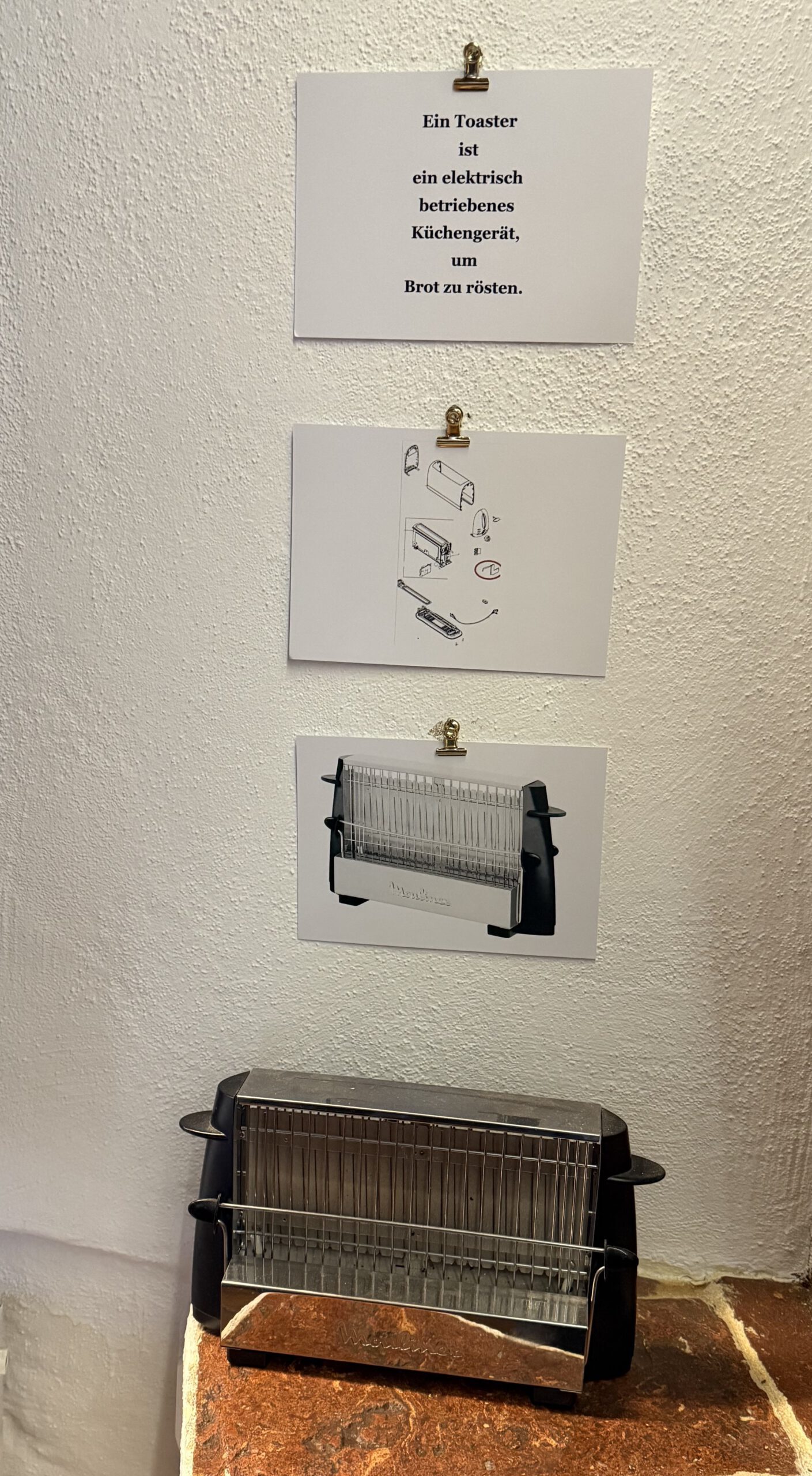 One and four Toaster, Hommage á Joseph Kosuth, Objekt, Kopien