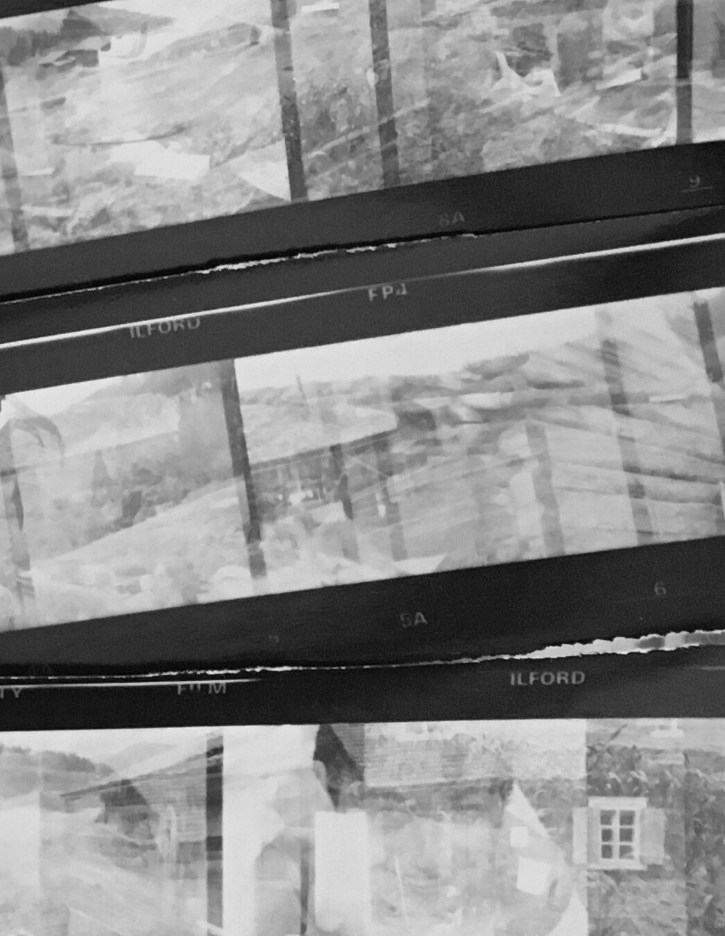 Palimpsest, Kontaktstreifen, Mehrfachbelichtung