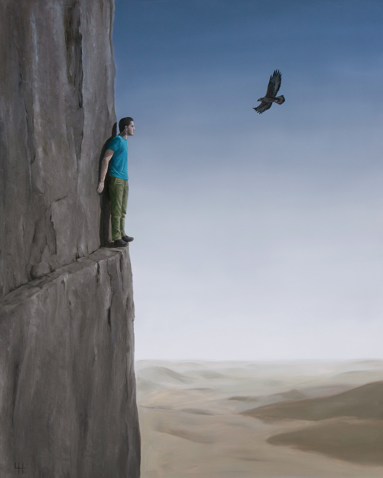 Ulrike Hüppeler: Traum_und_Wirklichkeit_100x80_Oel-auf-Leinwand